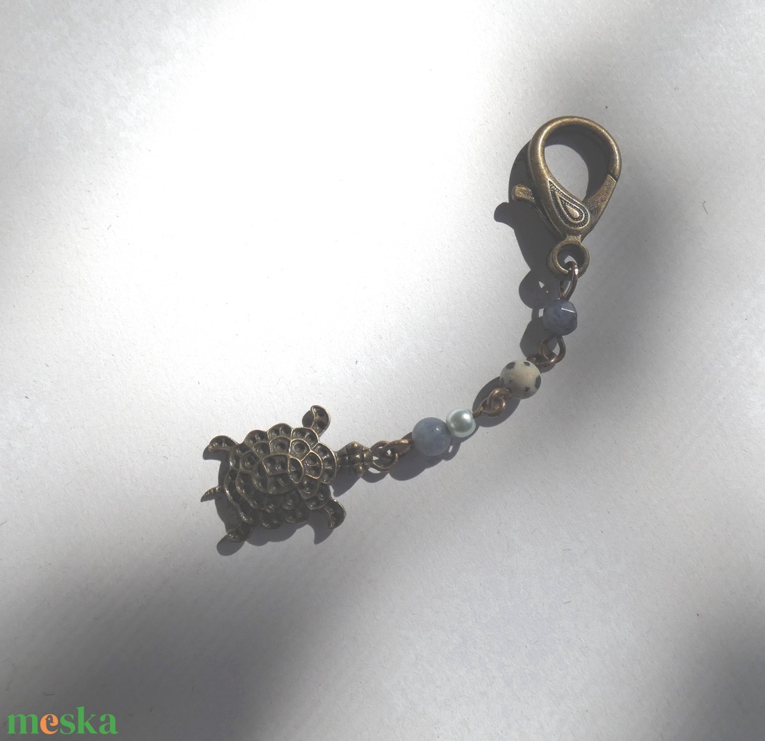 Teknőcös kulcstartó - táska & tok - kulcstartó & táskadísz - táskadísz - Meska.hu