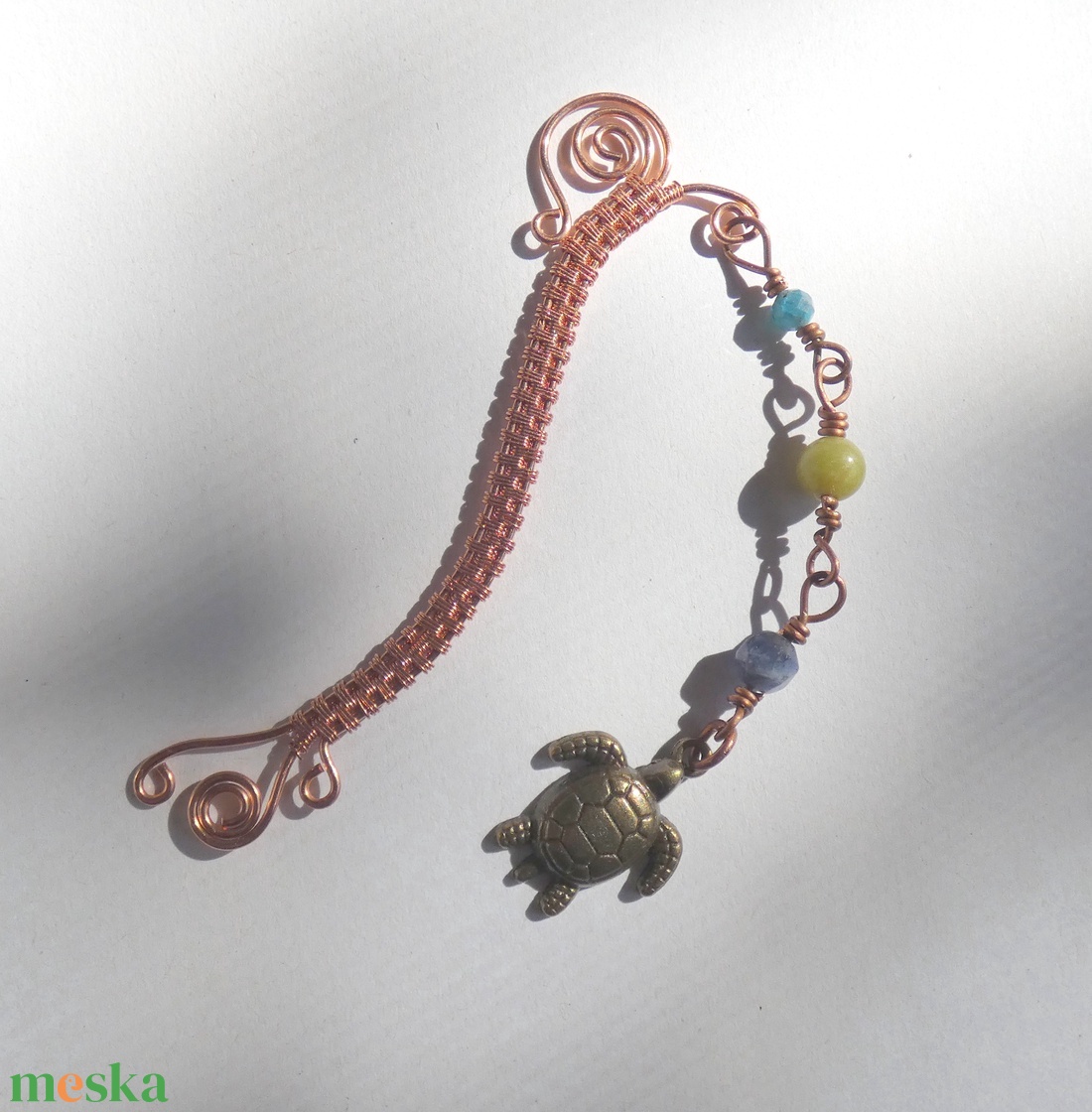 A boldog teknős könyvjelző - könyv & zene - könyvjelző - Meska.hu