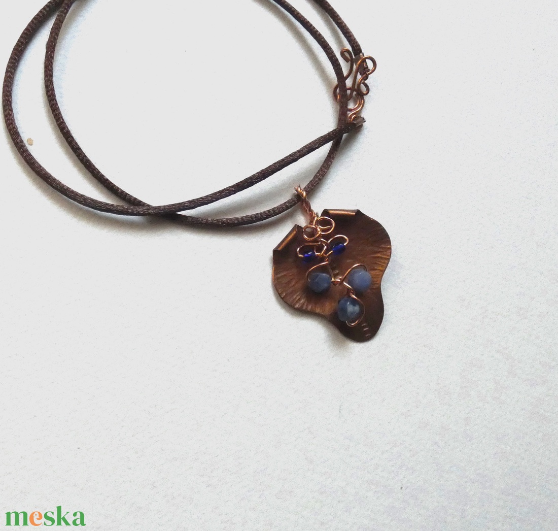 Erdők bogyói vörösréz medál - ékszer - nyaklánc - medál - Meska.hu