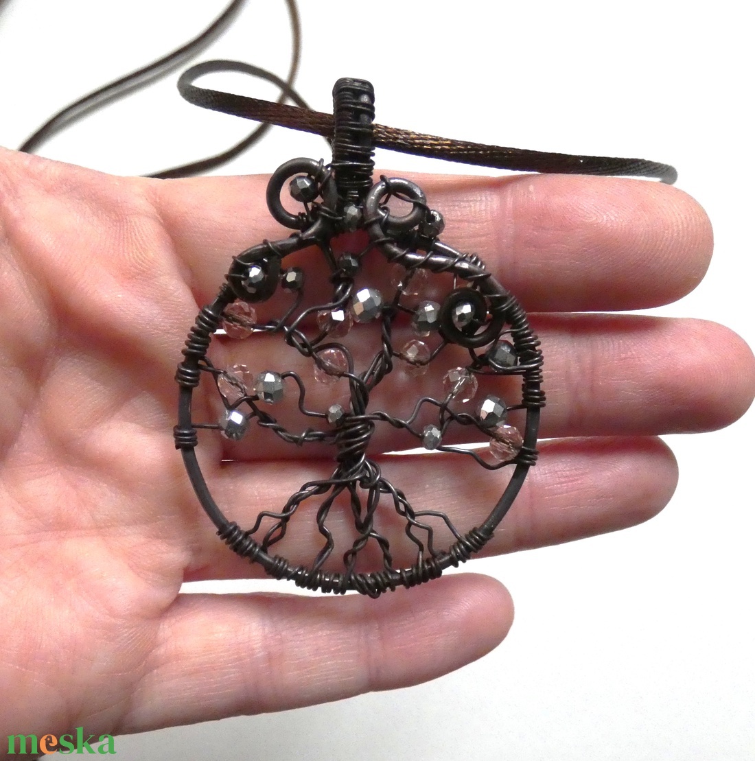 Életfa termése réz medál - ékszer - nyaklánc - medál - Meska.hu