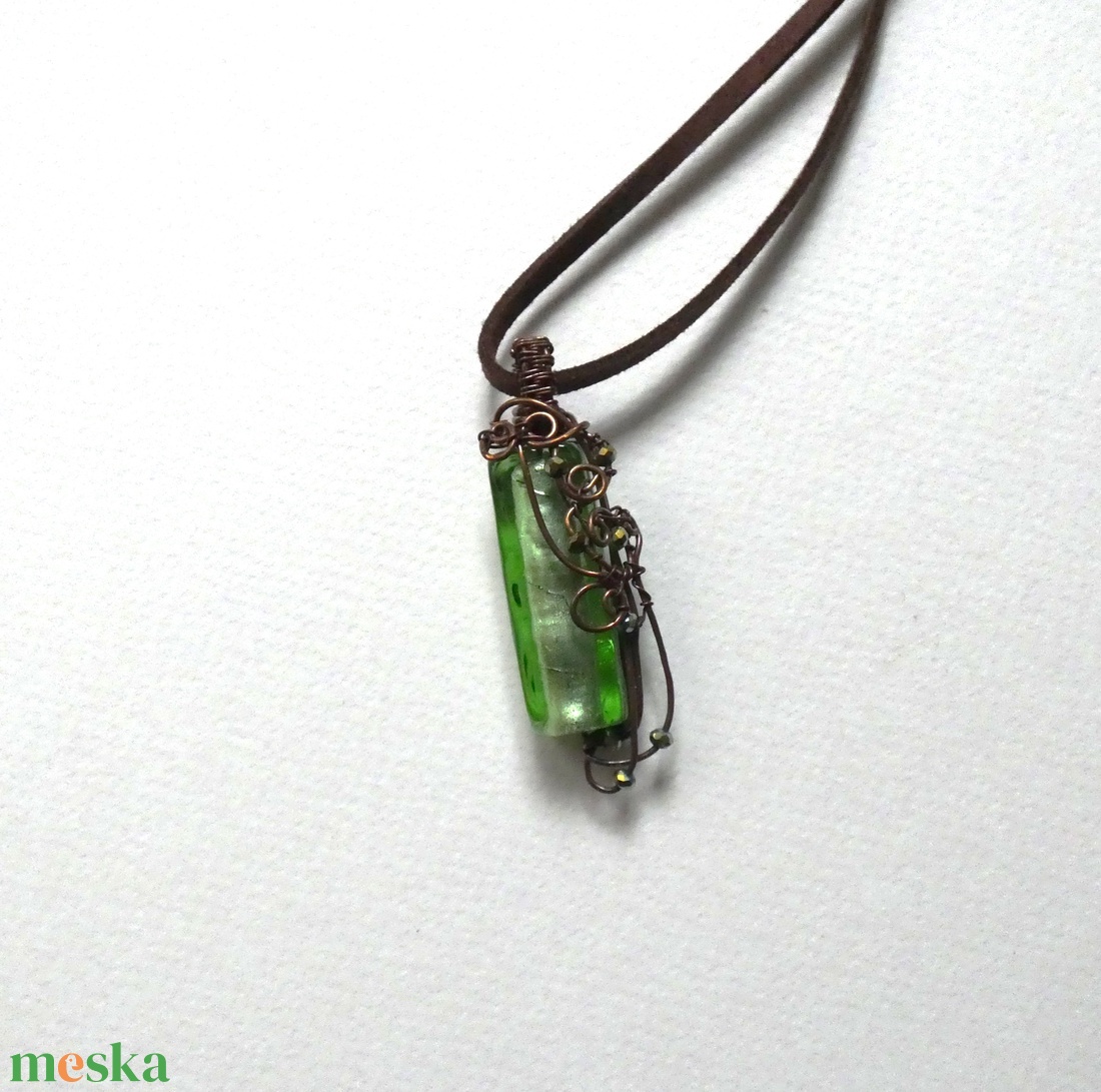 Hajnali harmat réz medál - ékszer - nyaklánc - medál - Meska.hu