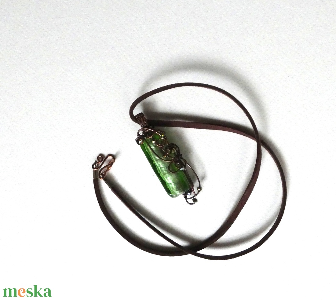 Hajnali harmat réz medál - ékszer - nyaklánc - medál - Meska.hu