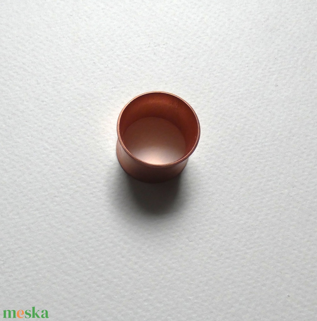 Homorú réz gyűrű - ékszer - gyűrű - statement gyűrű - Meska.hu