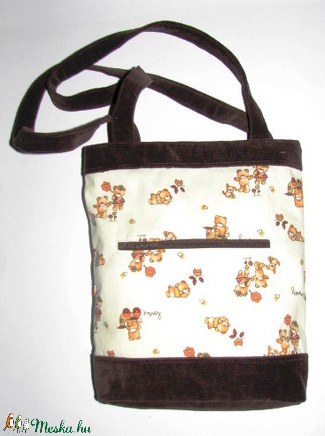 Macis táska      (macikedvelő, női, gyerek, oldaltáska) -  - Meska.hu