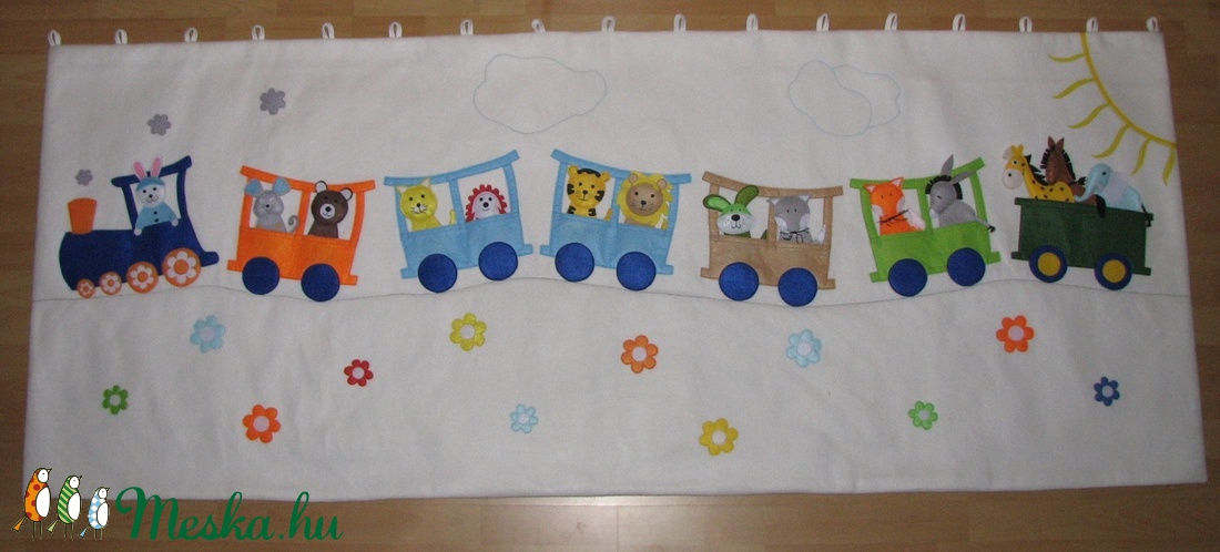 Vonatos falvédő  200X80 -  - Meska.hu