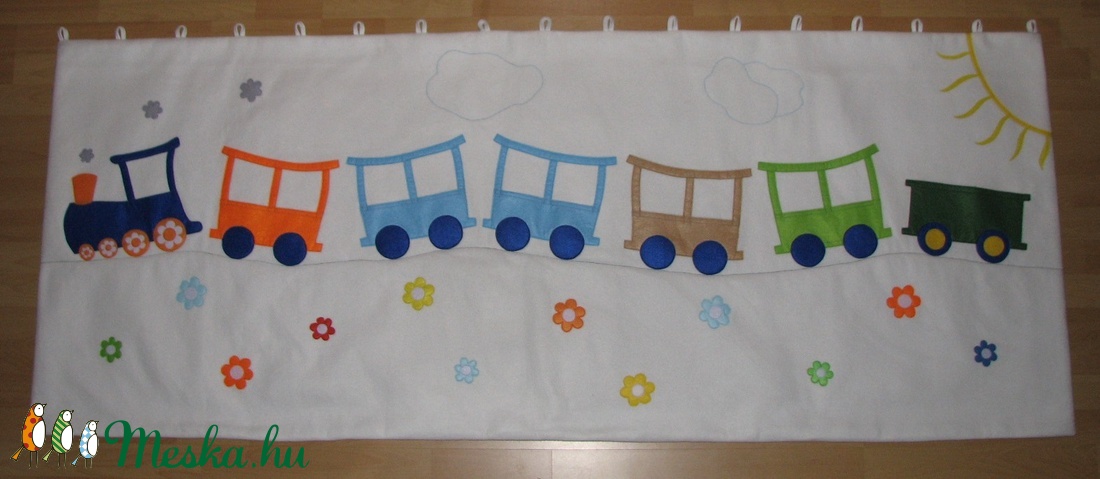 Vonatos falvédő  200X80 -  - Meska.hu