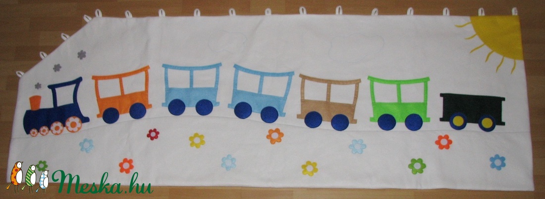 Vonatos falvédő  200X70 -  - Meska.hu