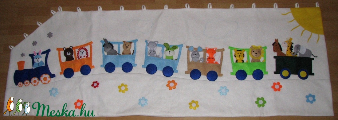 Vonatos falvédő  200X70 -  - Meska.hu