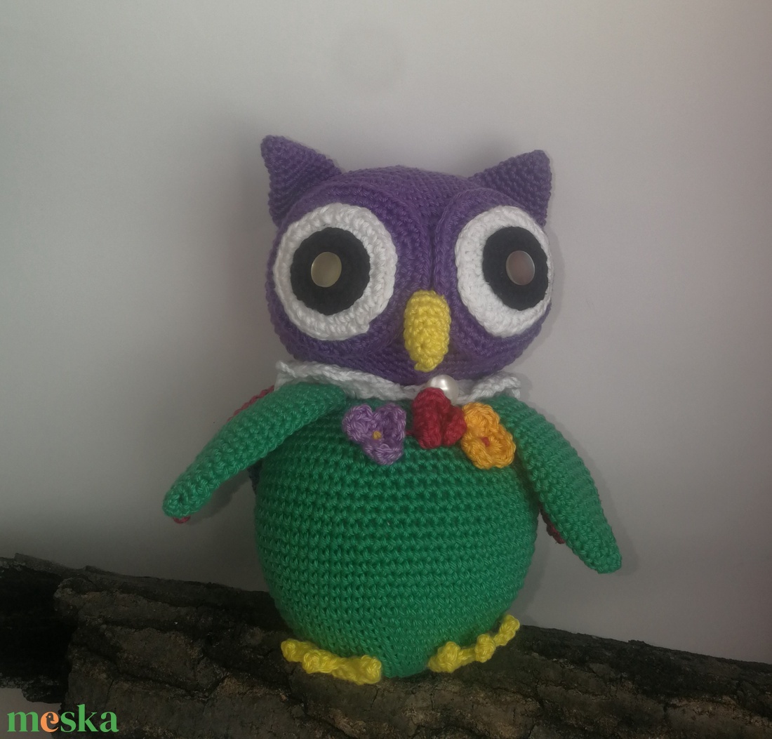 Horgolt bagoly _Amigurumi figura - játék & sport - plüssállat & játékfigura - bagoly - Meska.hu Horgolt bagoly _Amigurumi figura - játék & sport - plüssállat & játékfigura - bagoly - Meska.hu