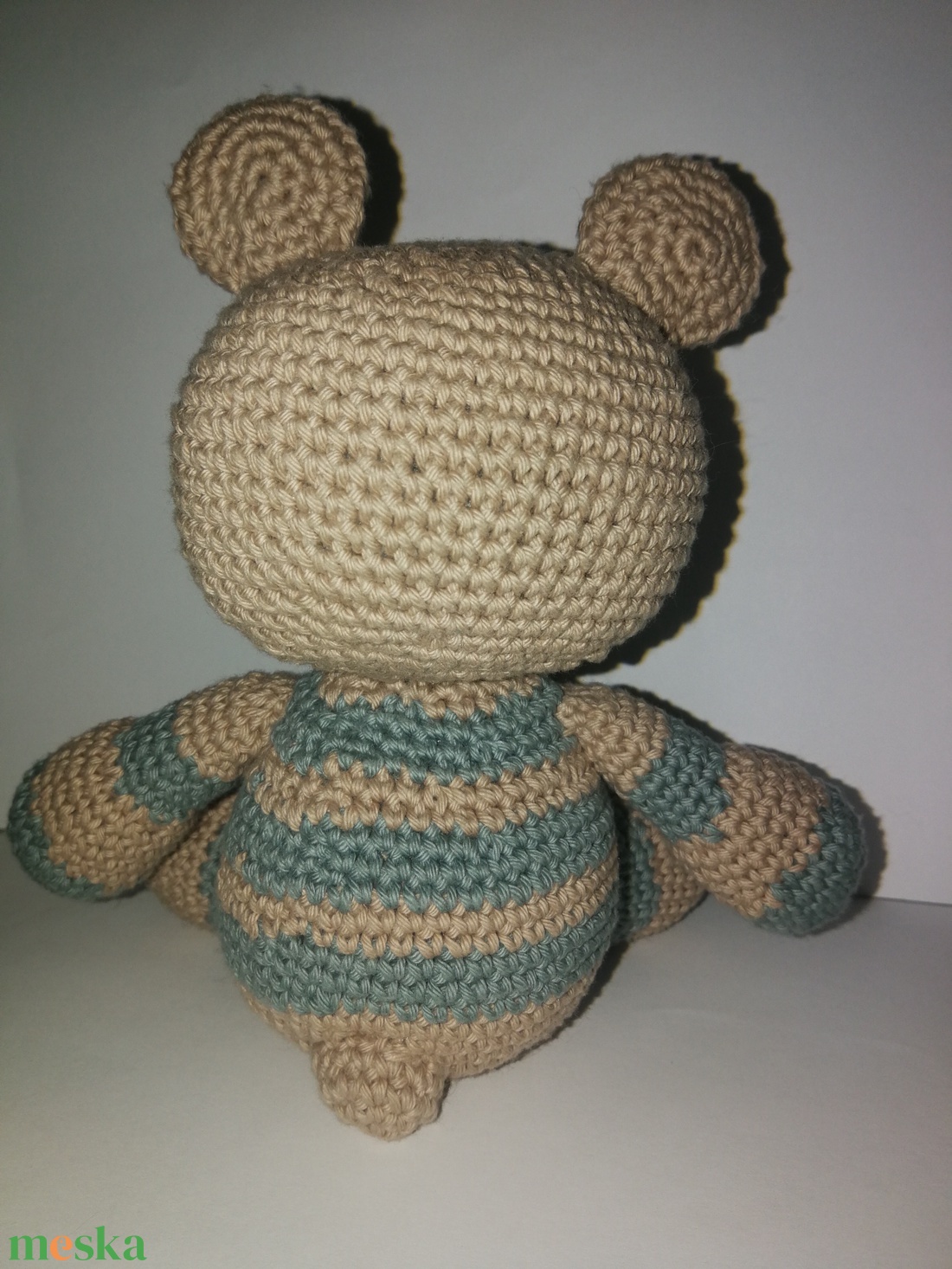 Horgolt világosbarna csíkos Maci _Amigurumi figura - játék & sport - plüssállat & játékfigura - maci - Meska.hu Horgolt világosbarna csíkos Maci _Amigurumi figura - játék & sport - plüssállat & játékfigura - maci - Meska.hu