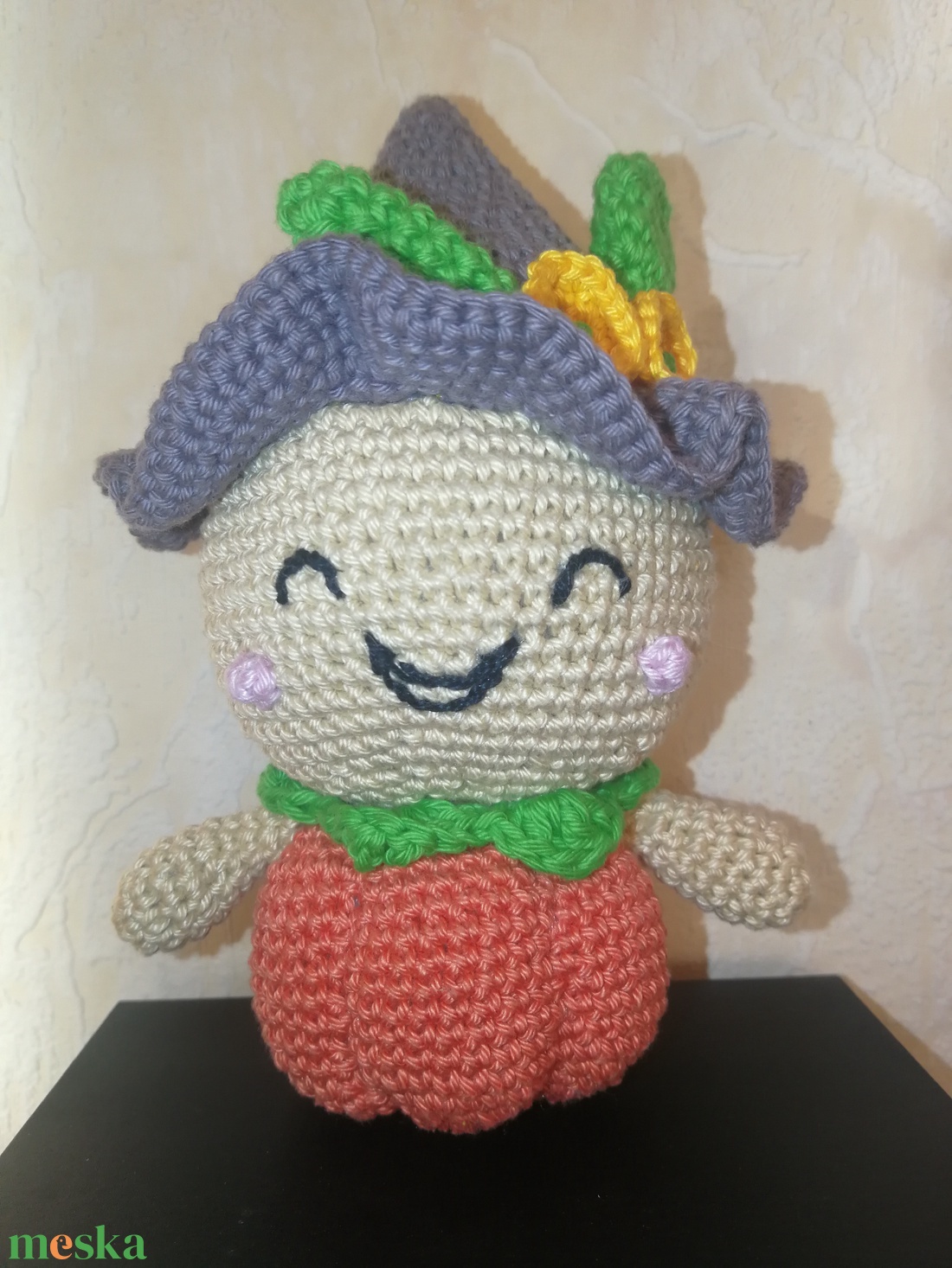 Hallowen alkalom - Horgolt tök boszorkány _Amigurumi figura - játék & sport - plüssállat & játékfigura - cica - Meska.hu Hallowen alkalom - Horgolt tök boszorkány _Amigurumi figura - játék & sport - plüssállat & játékfigura - cica - Meska.hu