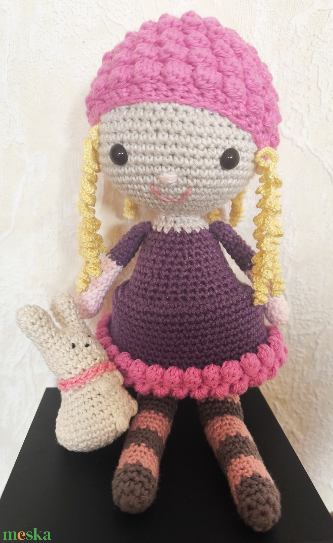 Horgolt BABA (rózsaszín) _Amigurumi figura - játék & sport - plüssállat & játékfigura - ember - Meska.hu Horgolt BABA (rózsaszín) _Amigurumi figura - játék & sport - plüssállat & játékfigura - ember - Meska.hu