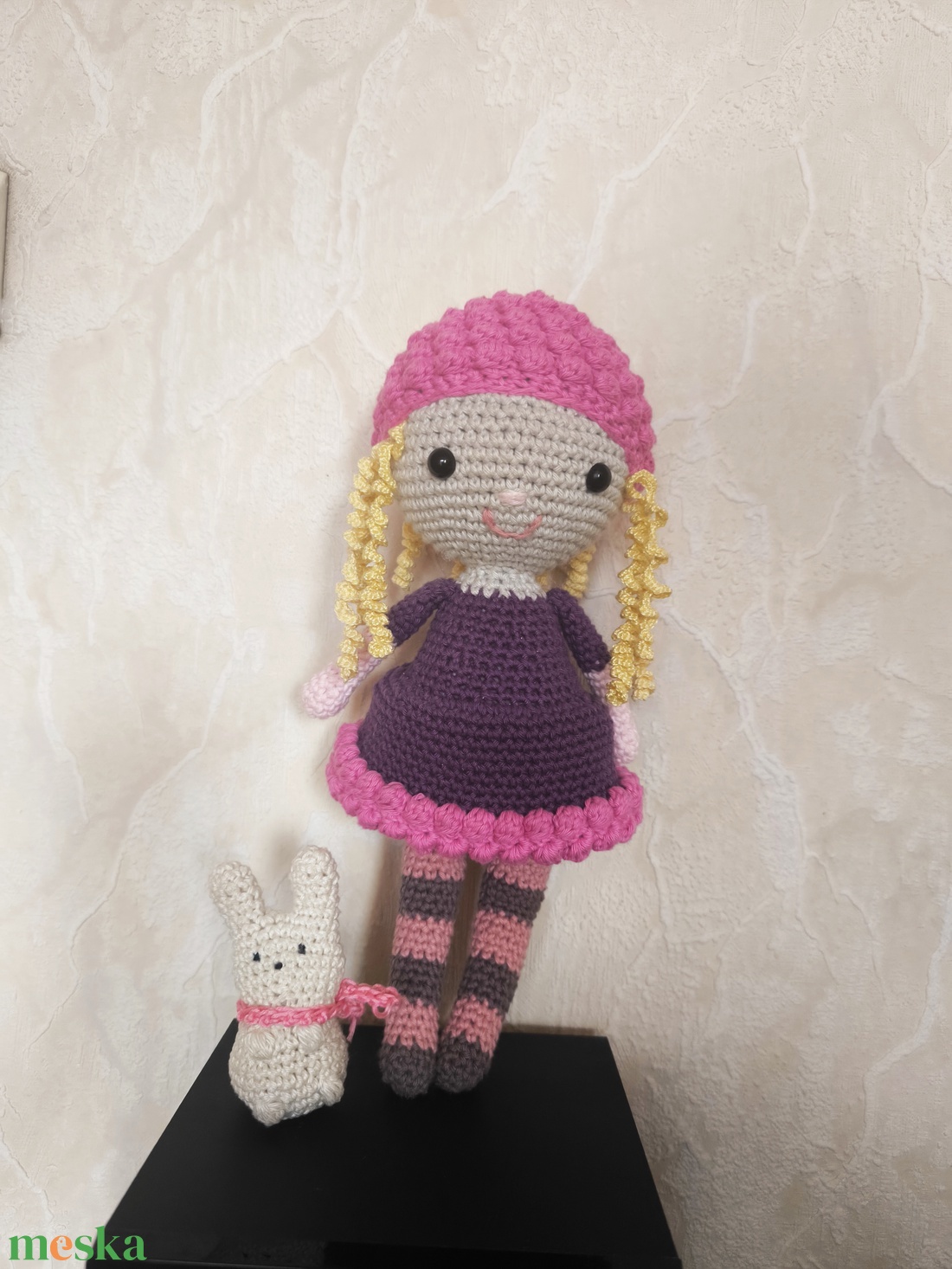 Horgolt BABA (rózsaszín) _Amigurumi figura - játék & sport - plüssállat & játékfigura - ember - Meska.hu Horgolt BABA (rózsaszín) _Amigurumi figura - játék & sport - plüssállat & játékfigura - ember - Meska.hu