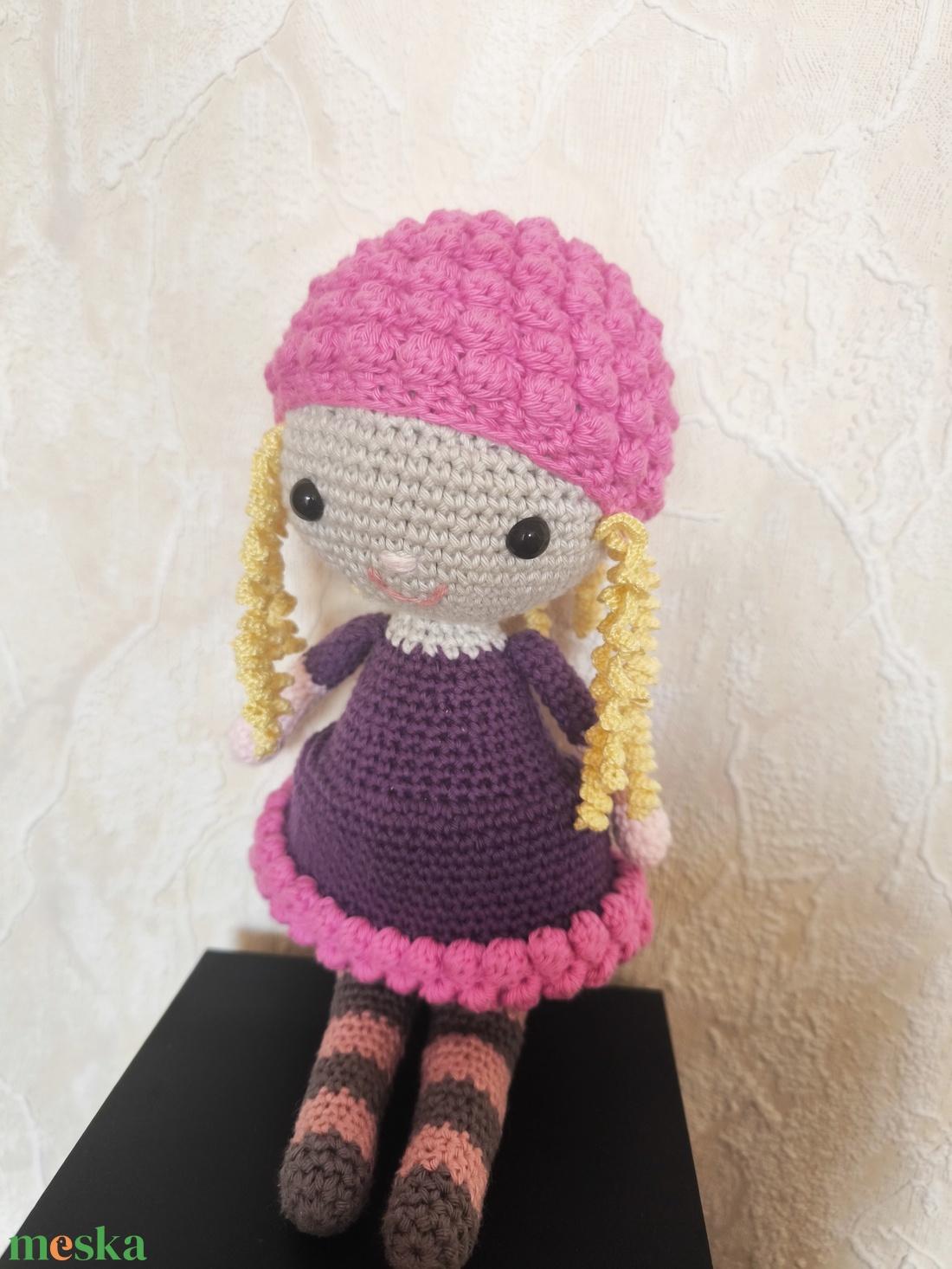 Horgolt BABA (rózsaszín) _Amigurumi figura - játék & sport - plüssállat & játékfigura - ember - Meska.hu Horgolt BABA (rózsaszín) _Amigurumi figura - játék & sport - plüssállat & játékfigura - ember - Meska.hu