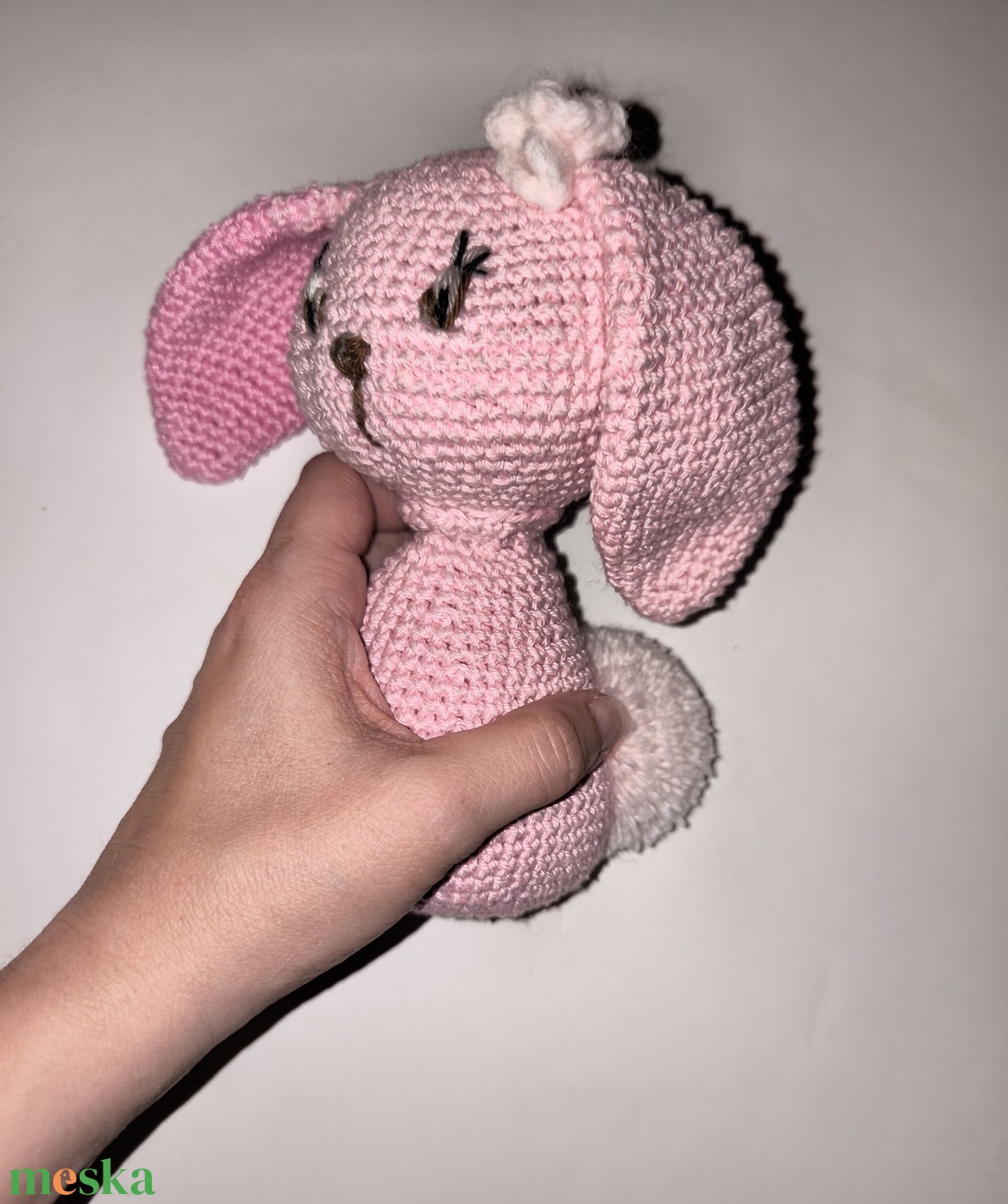 Maroknyuszi rózsaszínben_Amigurumi figura - játék & sport - plüssállat & játékfigura - nyuszi - Meska.hu Maroknyuszi rózsaszínben_Amigurumi figura - játék & sport - plüssállat & játékfigura - nyuszi - Meska.hu