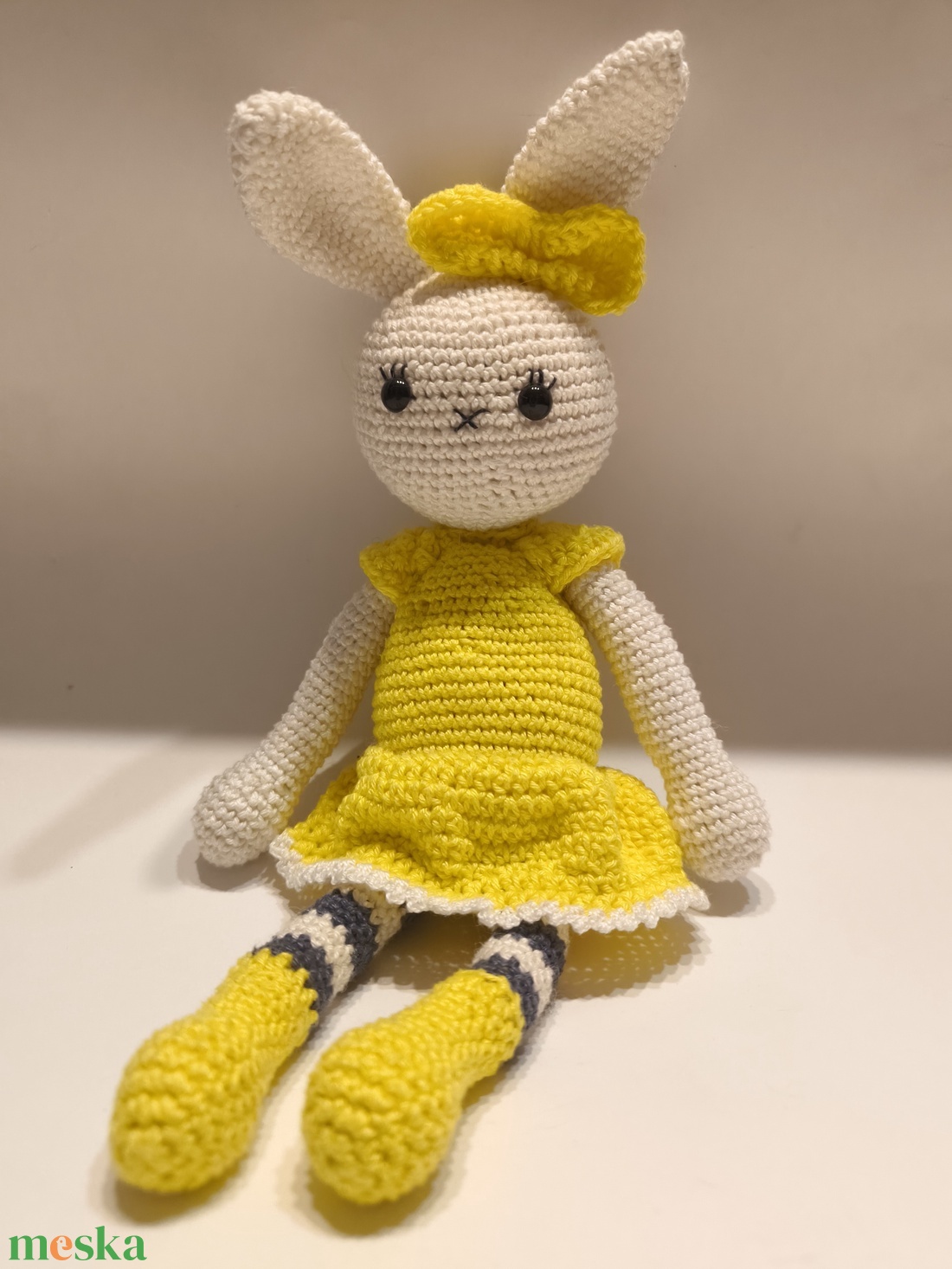 Sárga nyuszi_Amigurumi figura - játék & sport - plüssállat & játékfigura - nyuszi - Meska.hu Sárga nyuszi_Amigurumi figura - játék & sport - plüssállat & játékfigura - nyuszi - Meska.hu
