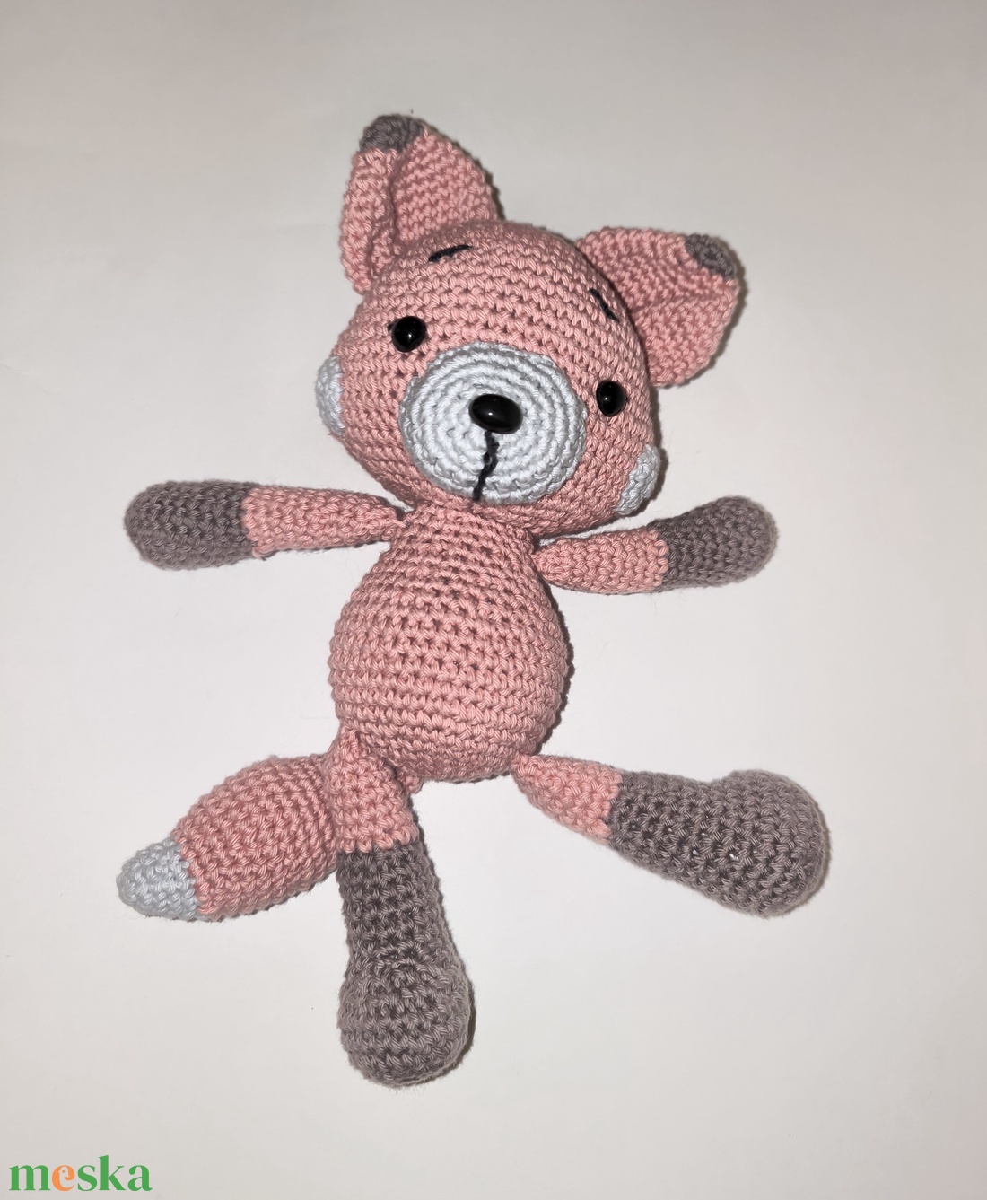 Lány róka rózsaszínben_Amigurumi figura - játék & sport - plüssállat & játékfigura - róka - Meska.hu Lány róka rózsaszínben_Amigurumi figura - játék & sport - plüssállat & játékfigura - róka - Meska.hu