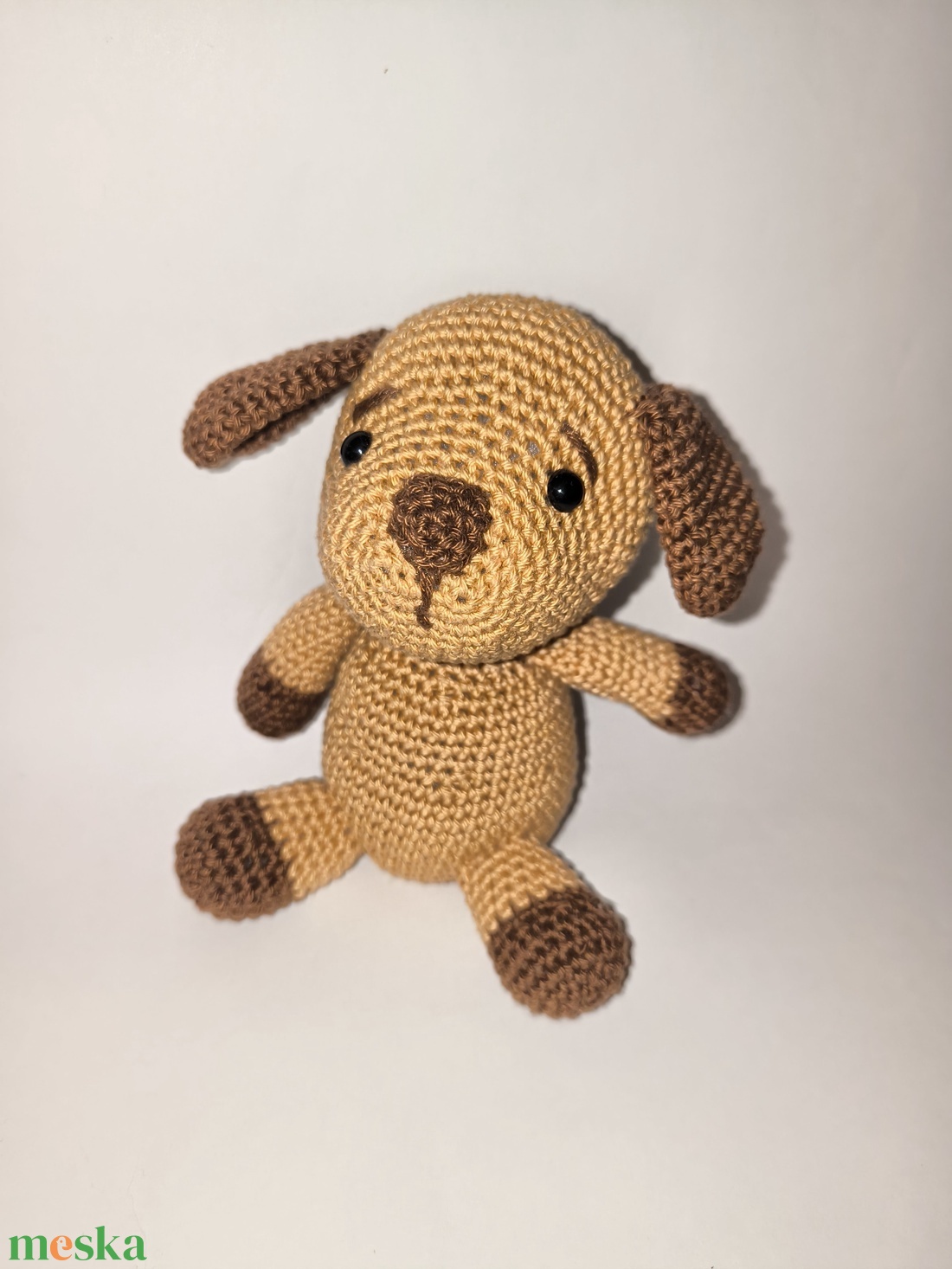 Barna kiskutya_Amigurumi figura - játék & sport - plüssállat & játékfigura - kutya - Meska.hu Barna kiskutya_Amigurumi figura - játék & sport - plüssállat & játékfigura - kutya - Meska.hu
