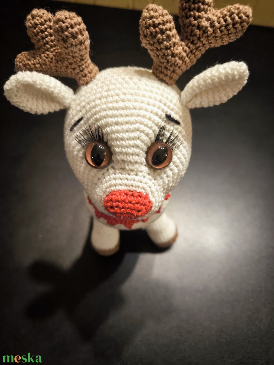 Szarvas _Amigurumi figura - játék & sport - plüssállat & játékfigura - más figura - Meska.hu