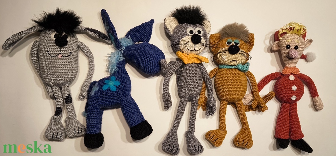 MIrr-Murr  csapat horgolt figurák - játék & sport - plüssállat & játékfigura - más figura - Meska.hu