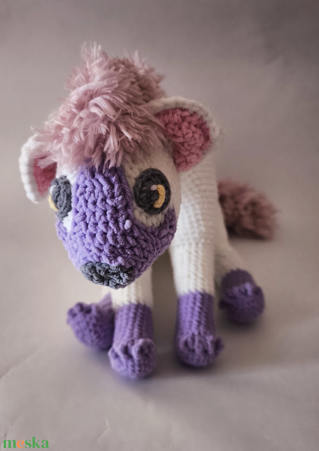 Hiéna _Amigurumi figura_Fanatsy Hiéna - játék & sport - plüssállat & játékfigura - oroszlán - Meska.hu