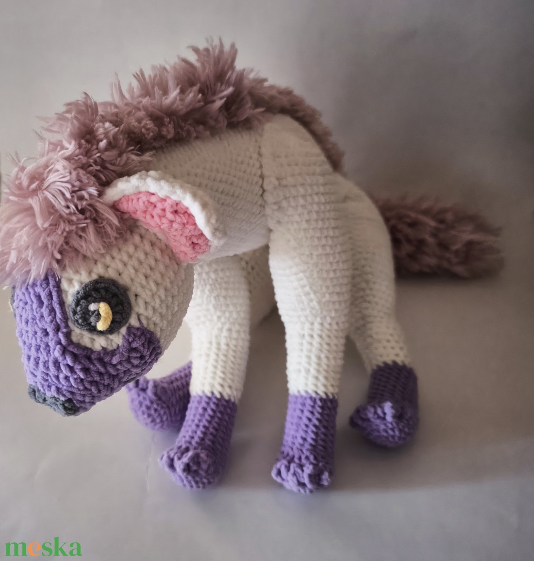 Hiéna _Amigurumi figura_Fanatsy Hiéna - játék & sport - plüssállat & játékfigura - oroszlán - Meska.hu