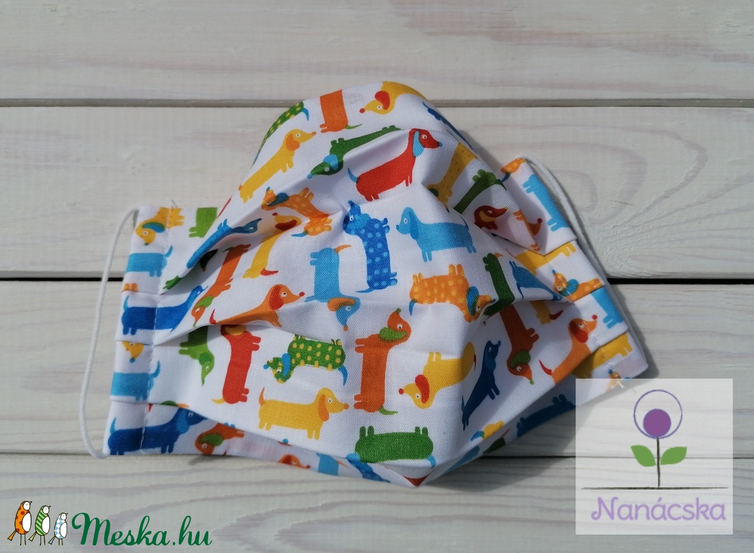 Textil szájmaszk/arcmaszk - tacsi kutyás - - Meska.hu Textil szájmaszk/arcmaszk - tacsi kutyás - - Meska.hu