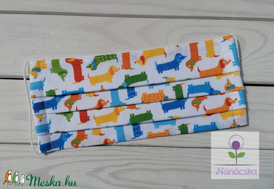 Textil szájmaszk/arcmaszk - tacsi kutyás - - Meska.hu Textil szájmaszk/arcmaszk - tacsi kutyás - - Meska.hu