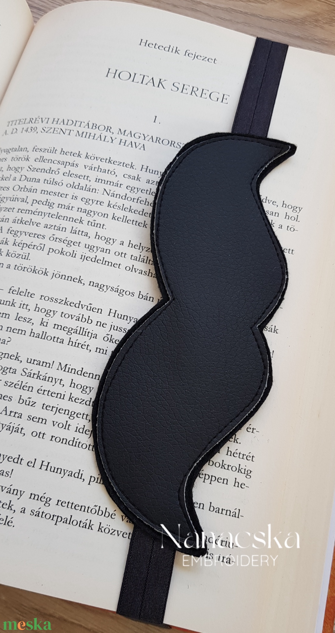 Bajusz könyvjelző - könyv & zene - könyvjelző - Meska.hu