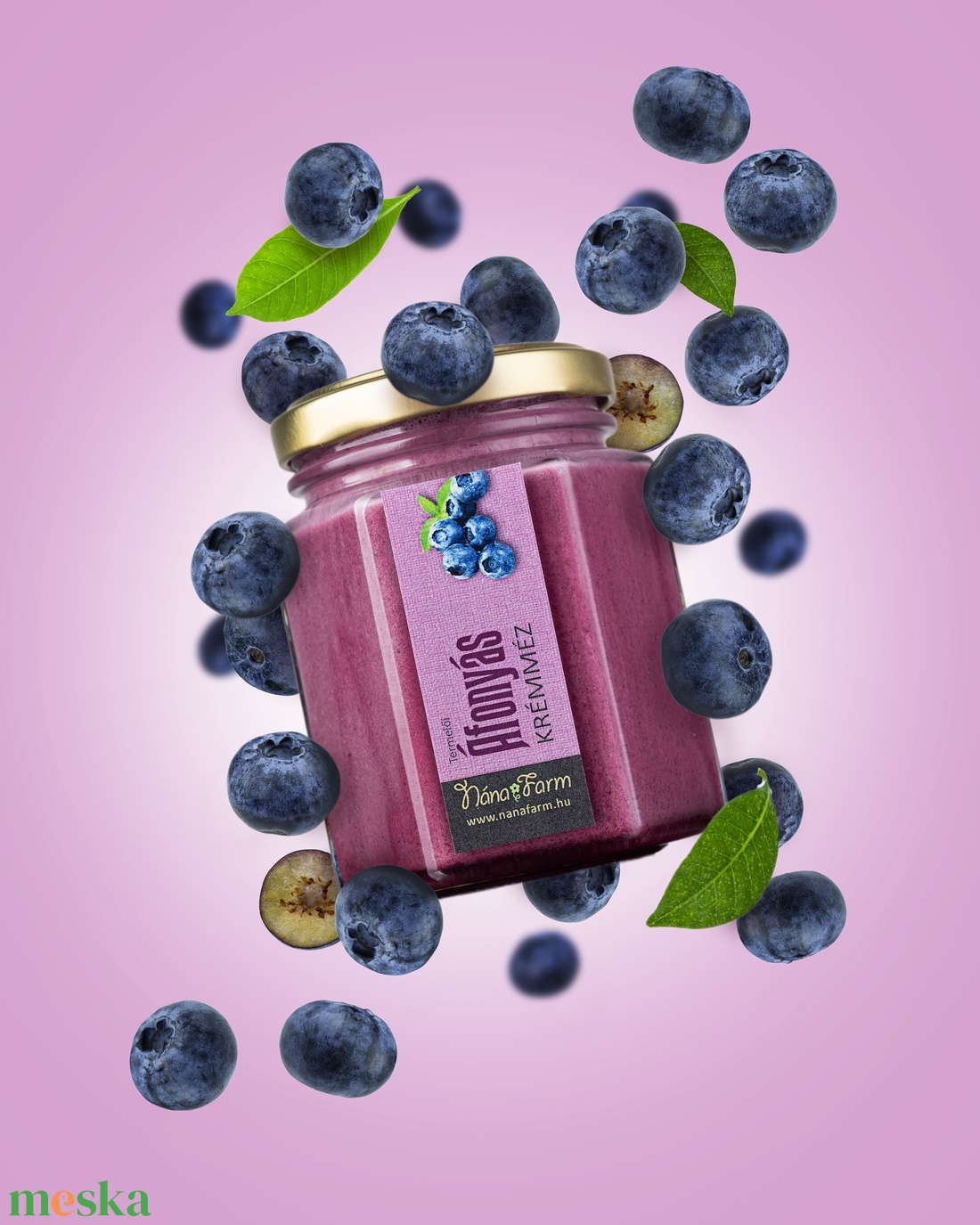 Áfonyás krémméz 250g - élelmiszer - méz & propolisz - Meska.hu