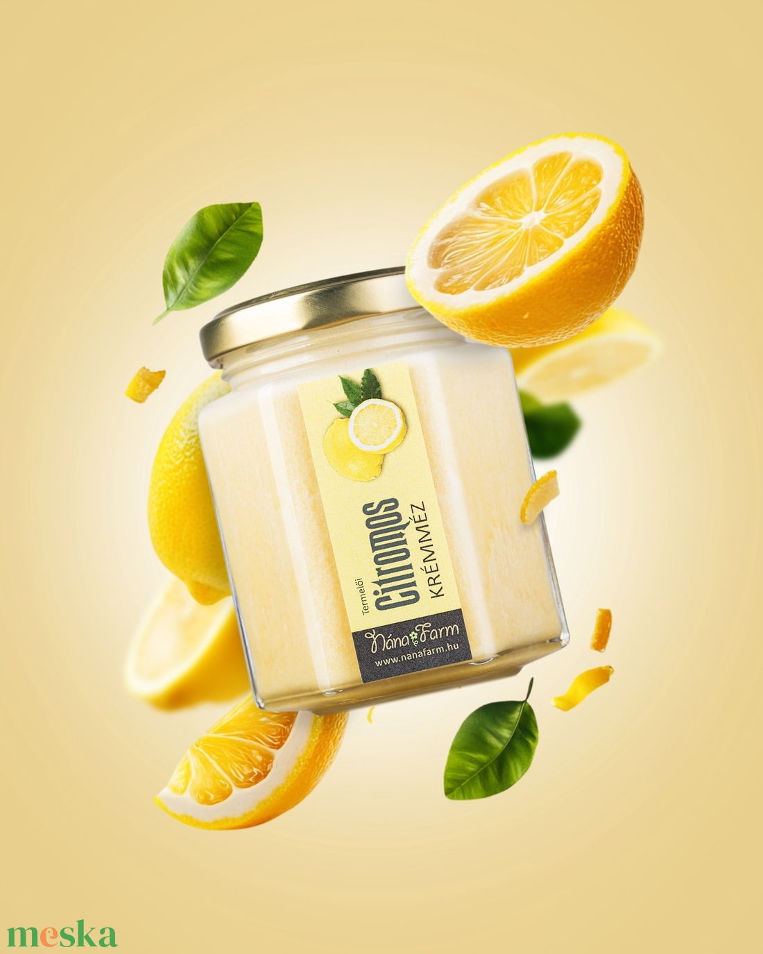 Citromos krémméz 250g  - élelmiszer - méz & propolisz - Meska.hu