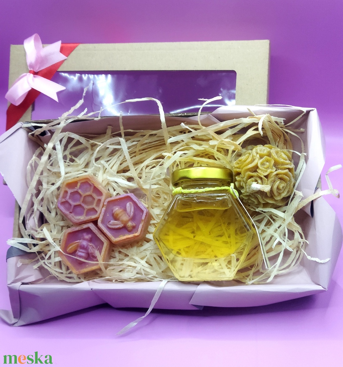 SZERETETTEL ajándékcsomag nőknek - otthon & életmód - gyertya, illat, aroma - illatviasz - Meska.hu