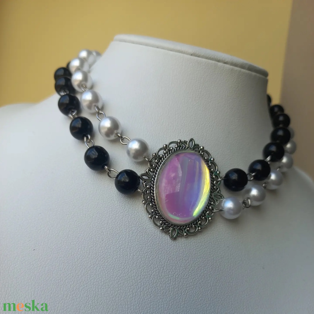 Eternity Gyöngychoker - ékszer - nyaklánc - gyöngyös nyaklánc - Meska.hu Eternity Gyöngychoker - ékszer - nyaklánc - gyöngyös nyaklánc - Meska.hu