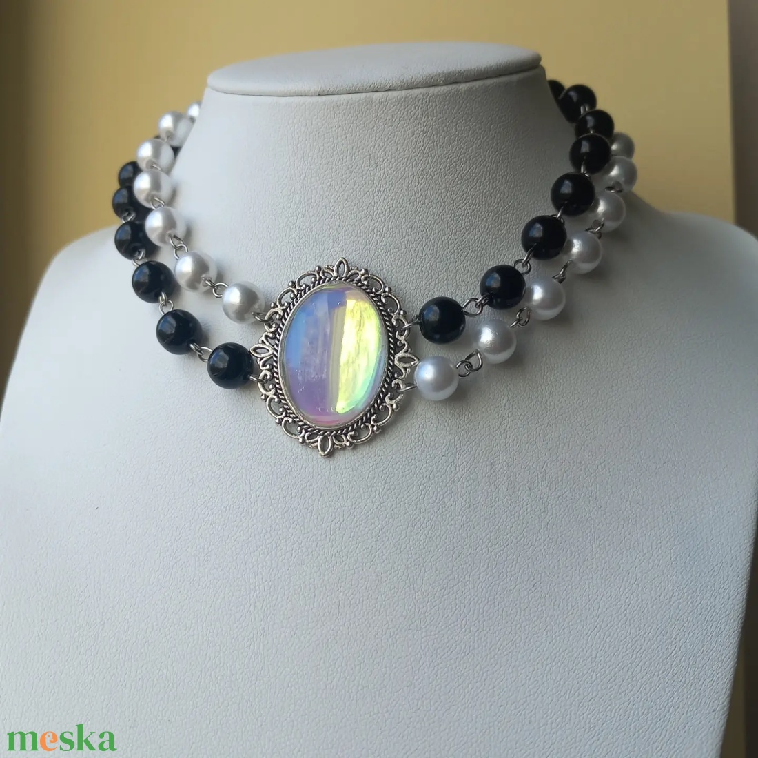 Eternity Gyöngychoker - ékszer - nyaklánc - gyöngyös nyaklánc - Meska.hu Eternity Gyöngychoker - ékszer - nyaklánc - gyöngyös nyaklánc - Meska.hu