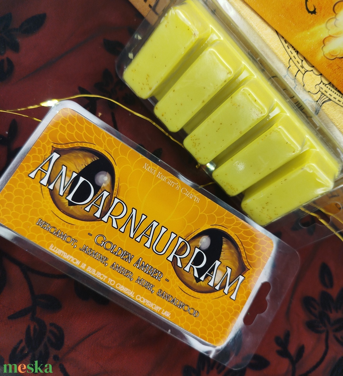 Negyedik szárny Andarna illatviasz tábla  - otthon & életmód - gyertya, illat, aroma - illatviasz - Meska.hu