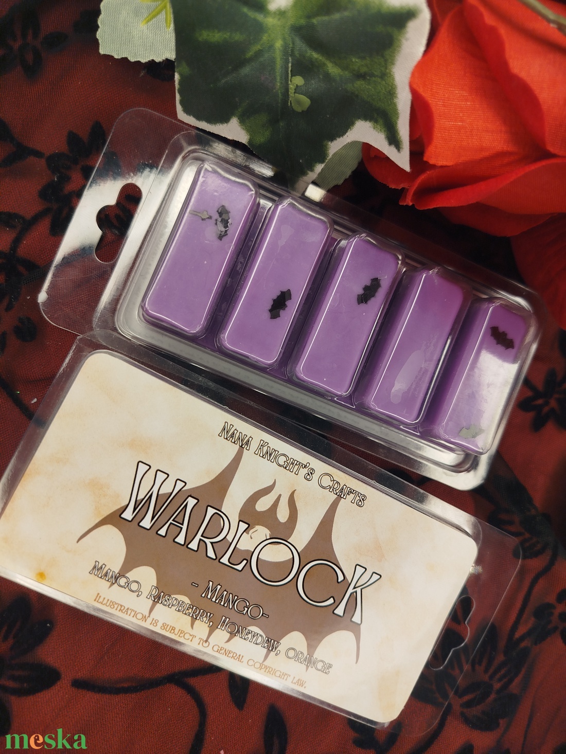 Warlock (Dungeons and Dragons)  illatviasz tábla  - otthon & életmód - gyertya, illat, aroma - illatviasz - Meska.hu