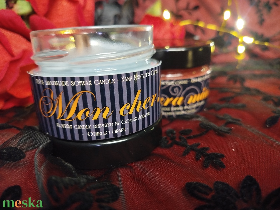 [Kék szőlő] - Mon cher!  szójaviasz illatgyertya - otthon & életmód - gyertya, illat, aroma - gyertya - Meska.hu