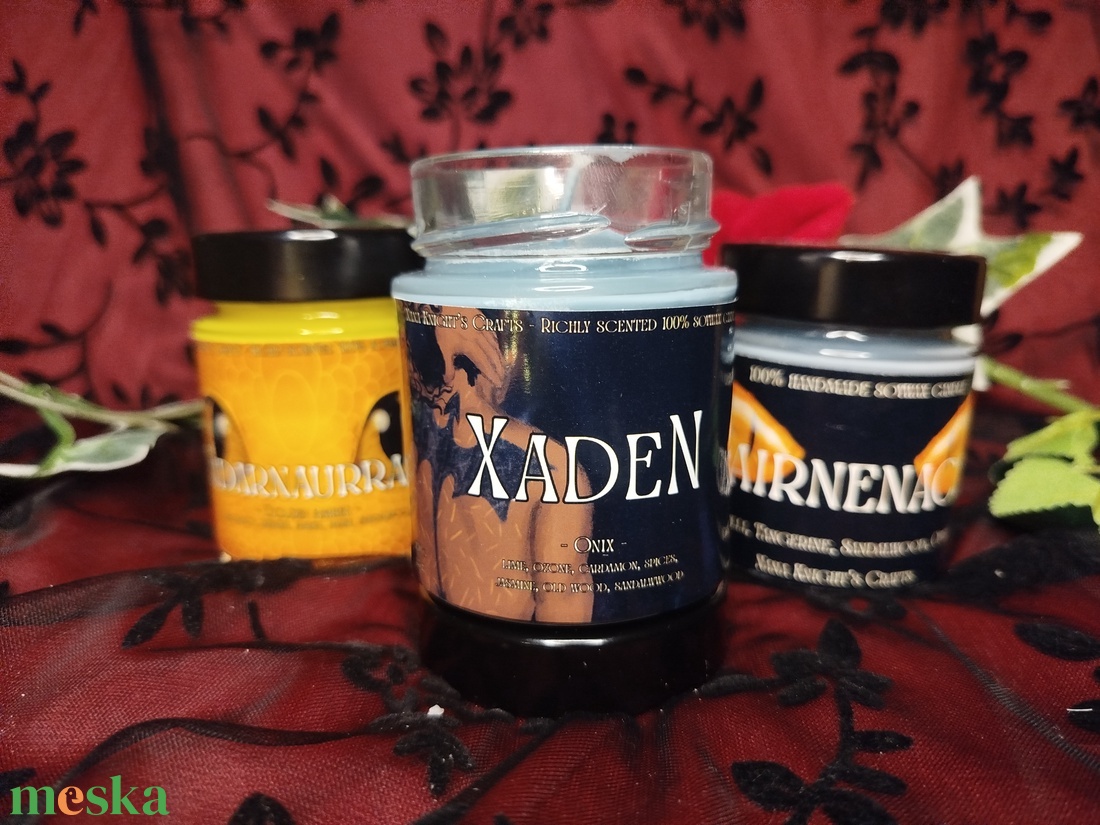 [Madarin, Ópium, Szantálfa] - Tairnenach  szójaviasz illatgyertya - otthon & életmód - gyertya, illat, aroma - gyertya - Meska.hu