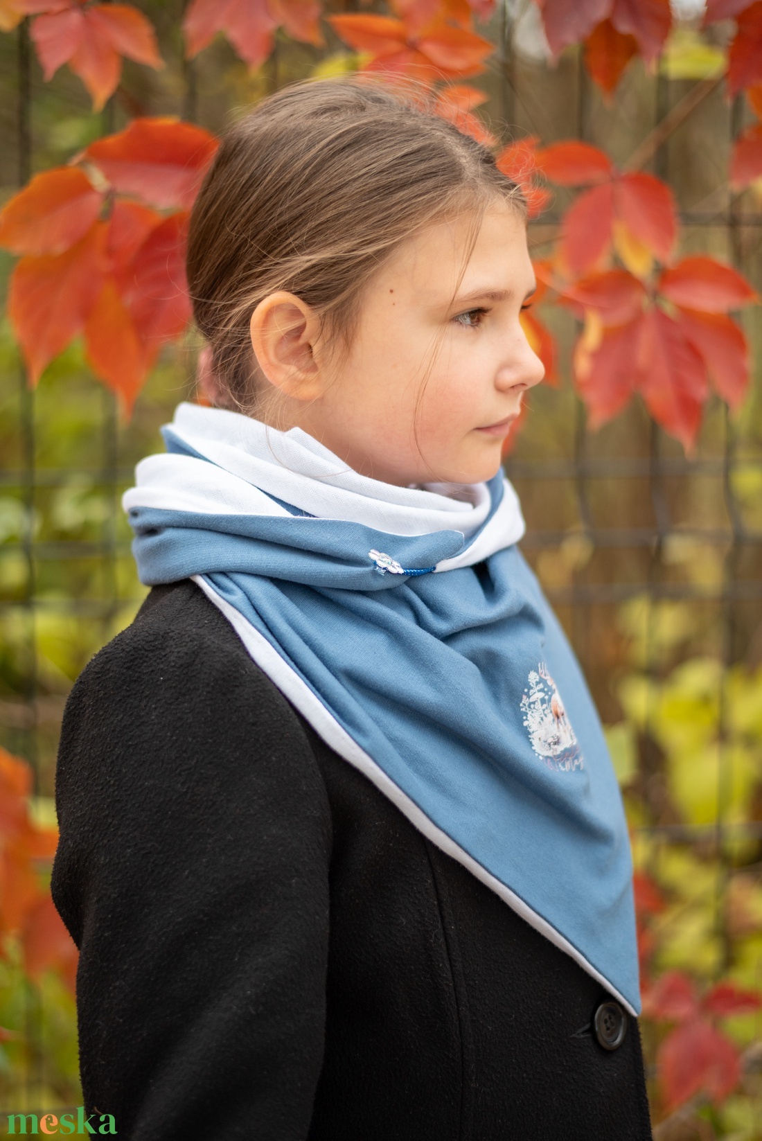 Sál, háromszög kendő  - ruha & divat - sál, sapka, kendő - sál - Meska.hu