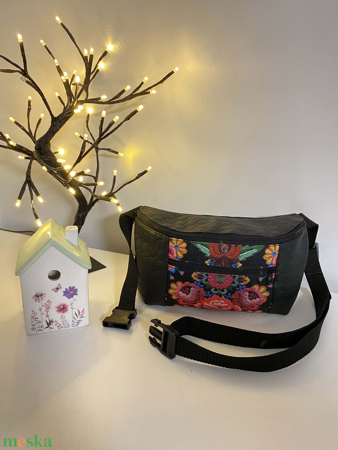 Övtáska, vállon keresztbe hordható  - táska & tok - övtáska - Meska.hu