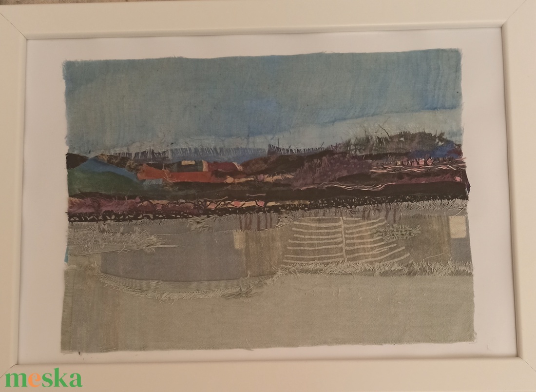 Textil kép tükröződés - otthon & életmód - dekoráció - kép & falikép - vászonkép - Meska.hu