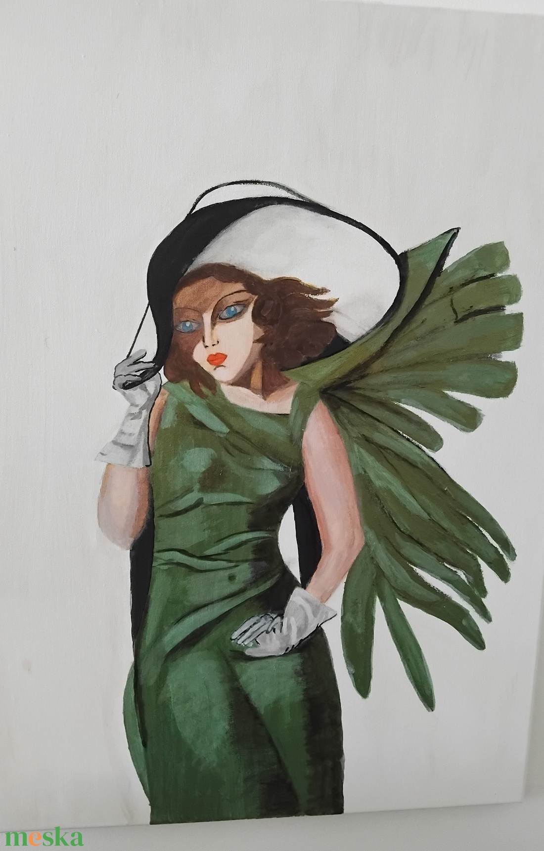 TAMARA DE LEMPICKA reprodukció - művészet - festmény - akril - Meska.hu TAMARA DE LEMPICKA reprodukció - művészet - festmény - akril - Meska.hu
