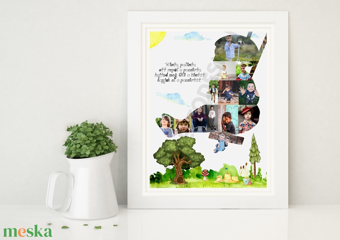 Fényképes poszter unokákról nagypapáknak nagymamának, nagyszülőknek, Nagyi Papa ajándék fotós ajándék emléklap infostat - otthon & lakás - dekoráció - kép & falikép - poszter - Meska.hu