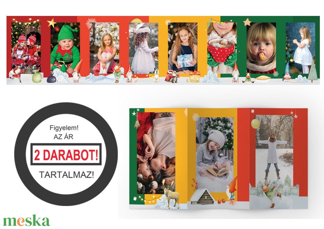 Egyedi karácsonyi fotóalbum fényképalbum Leporello fotókönyv harmónika fotókártya kaparós sorsjegy csillagtérkép fotós - karácsony - karácsonyi ajándékozás - karácsonyi képeslap, üdvözlőlap, ajándékkísérő - Meska.hu
