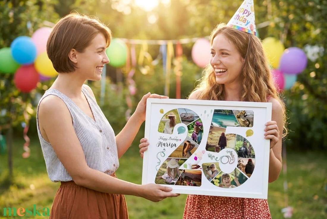 Szülinapi fényképes szám poszter, 30-as 40-es 50, 60, 70 születésnap évfordulóra fotós ajándék nagyinak papának feleség - otthon & életmód - dekoráció - kép & falikép - poszter - Meska.hu