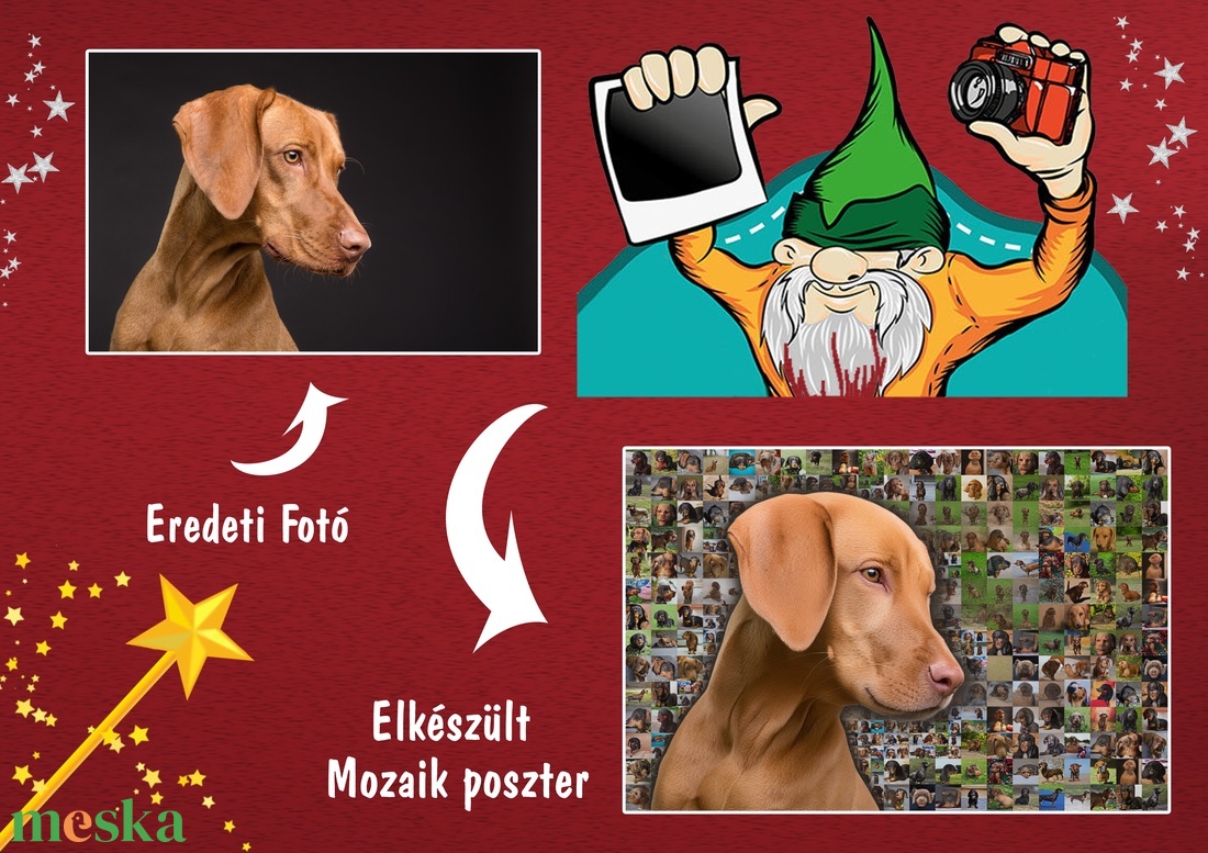 Fényképes Mozaikposzter, Egyedi Emlékkollázs Saját Fotókból Családi Falikép Ajándék - otthon & életmód - dekoráció - kép & falikép - poszter - Meska.hu