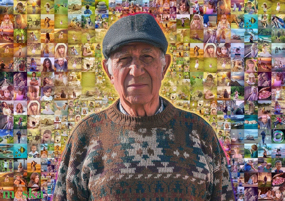 Fényképes Mozaikposzter, Egyedi Emlékkollázs Saját Fotókból Családi Falikép Ajándék - otthon & életmód - dekoráció - kép & falikép - poszter - Meska.hu