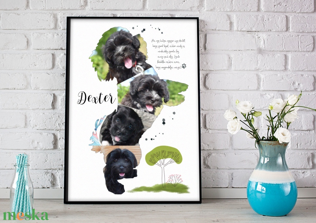 Bichon Havanese kutya falidekoráció, kutyák szerelmeseinek, születésnapra Vicces, Frappáns, Szülinapi ajándék, Lányoknak - otthon & életmód - dekoráció - kép & falikép - poszter - Meska.hu