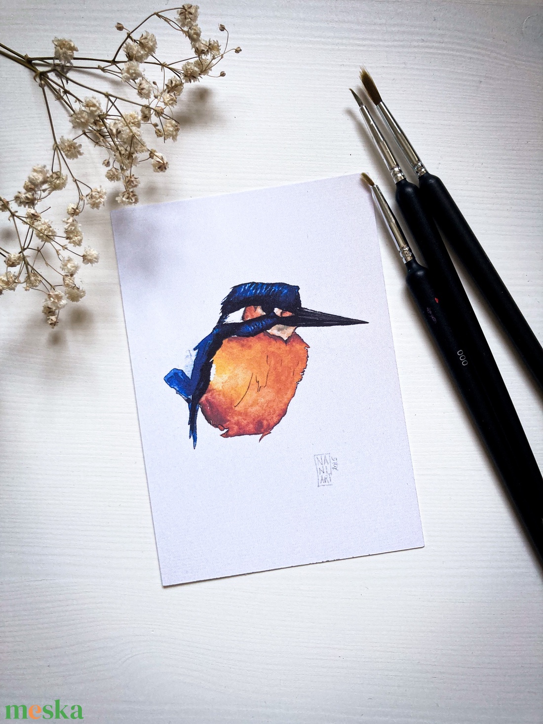 Jégmadár - művészi nyomat - művészet - grafika & illusztráció - művészi nyomat - Meska.hu Jégmadár - művészi nyomat - művészet - grafika & illusztráció - művészi nyomat - Meska.hu