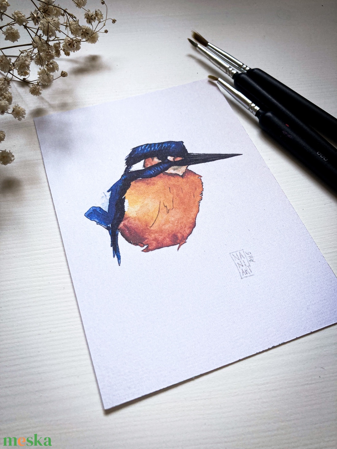 Jégmadár - művészi nyomat - művészet - grafika & illusztráció - művészi nyomat - Meska.hu Jégmadár - művészi nyomat - művészet - grafika & illusztráció - művészi nyomat - Meska.hu